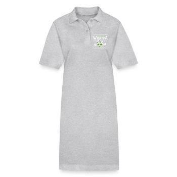 Gangsta Wrappa Weihnachten Sprüche lustig Geschenk - Stanley/Stella Frauen Bio-Polokleid PAIGER - Schwarz - Vorne