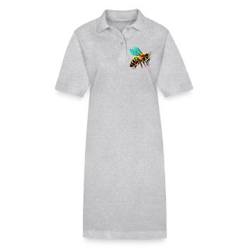 Bee - Stanley/Stella PAIGER Organic Women’s Polo Dress - black - Front