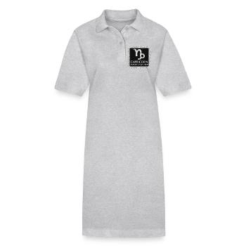 Zodiac sign Capricorn - Stanley/Stella PAIGER Organic Women’s Polo Dress - black - Front