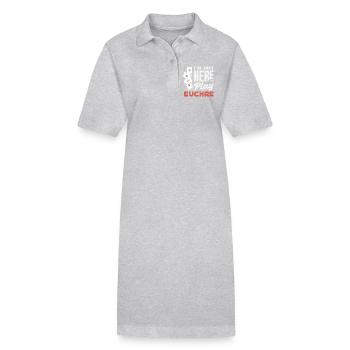 Ich Bin Nur Hier, Um Euchre Zu Spielen - Stanley/Stella Frauen Bio-Polokleid PAIGER - Schwarz - Vorne