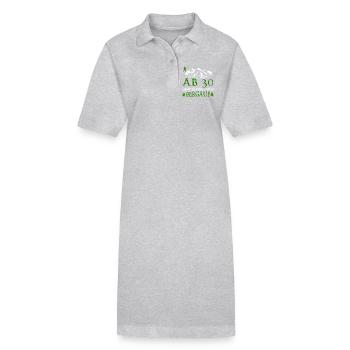 AB30 birthday it is only uphill - Stanley/Stella PAIGER Organic Women’s Polo Dress - black - Front