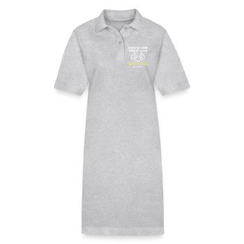Fatigué le matin, bleu le soir, indépendant - Robe polo bio PAIGER Stanley/Stella Femme - noir - Devant