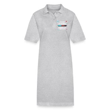 Upgrade in Progress Family 2.0 Coming Soon - Stanley/Stella PAIGER Organic Women’s Polo Dress - black - Front
