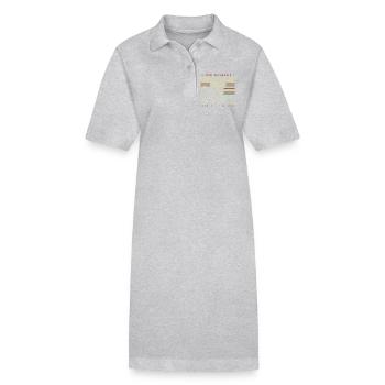 Awesome since February 1971 - Stanley/Stella PAIGER Organic Women’s Polo Dress - black - Front