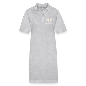 Heiliger Geist Taube mit Strahlen Glaube Religion - Stanley/Stella Frauen Bio-Polokleid PAIGER - Schwarz - Vorne