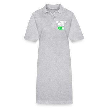Definition Mode On GYM Palestra Definizione - Stanley/Stella PAIGER Organic Women’s Polo Dress - black - Front