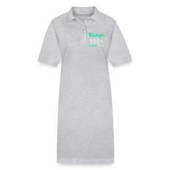 Vintage 1959 – Gaming Club Retro Birth Year - Stanley/Stella PAIGER Organic Women’s Polo Dress - black - Front