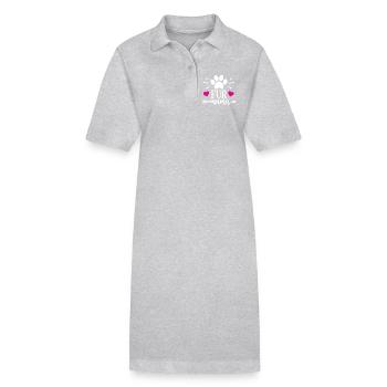 Maman à fourrure - Robe polo bio PAIGER Stanley/Stella Femme - noir - Devant