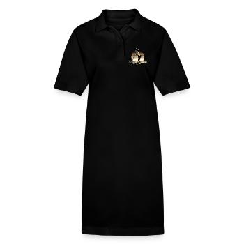 Standup Paddleboarding - SUP - Stanley/Stella PAIGER Organic Women’s Polo Dress - black - Front