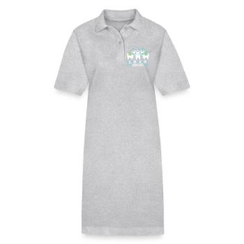 Chanukkah Hanukah Hanukkah - Stanley/Stella Frauen Bio-Polokleid PAIGER - Schwarz - Vorne