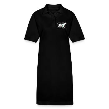 Stocks Bulle - Stanley/Stella PAIGER Organic Women’s Polo Dress - black - Front