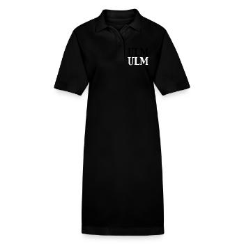 ULM ulm | Allemagne, Wurtemberg, Souabe - Robe polo bio PAIGER Stanley/Stella Femme - noir - Devant