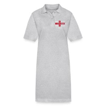 Manchester England, British Pride - Stanley/Stella PAIGER Organic Women’s Polo Dress - black - Front