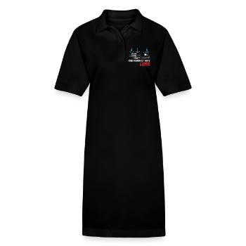 RTW Ambulance Ambulance Rescue Service Paramedic - Stanley/Stella PAIGER Organic Women’s Polo Dress - black - Front