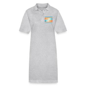 Tierärztin Tiermedizin Veterinär Tierarzt - Stanley/Stella Frauen Bio-Polokleid PAIGER - Schwarz - Vorne