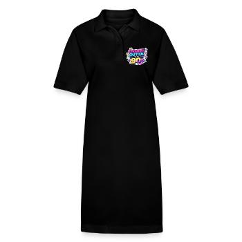 Straight Outta the 90s - Stanley/Stella Frauen Bio-Polokleid PAIGER - Schwarz - Vorne