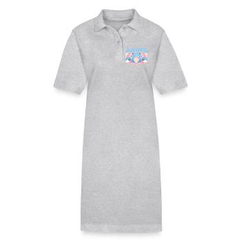 Anime : Le vrai graphique de Kawaii Girl - Robe polo bio PAIGER Stanley/Stella Femme - noir - Devant