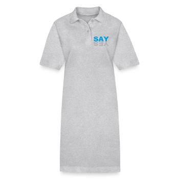 SAY YES - Stanley/Stella PAIGER Organic Women’s Polo Dress - black - Front