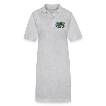 Turtle - Stanley/Stella PAIGER Organic Women’s Polo Dress - black - Front