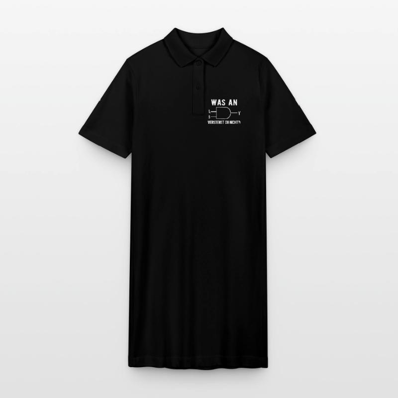 Computer Informatiker Nerd Programmierer Admin Ges Stanley/Stella Frauen Bio-Polokleid PAIGER