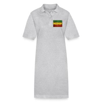 Rastafari - Robe polo bio PAIGER Stanley/Stella Femme - noir - Devant