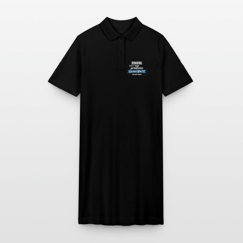 Fleeing from problems is not a solution Stanley/Stella PAIGER Organic Women’s Polo Dress