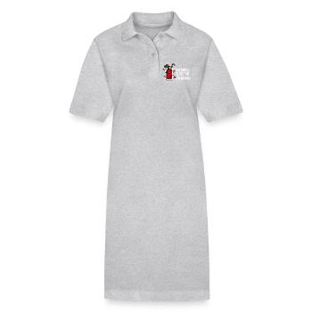 Christmas, Have yourself a bloody mary Christmas - Stanley/Stella PAIGER Organic Women’s Polo Dress - black - Front