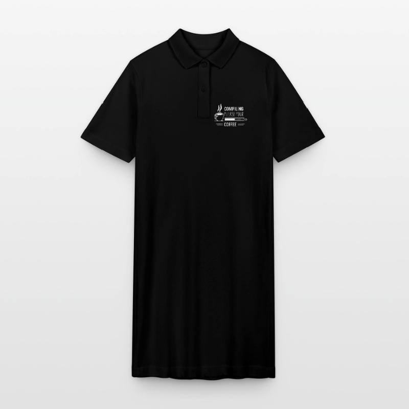 Les programmeurs génèrent du code à partir de café Robe polo bio PAIGER Stanley/Stella Femme