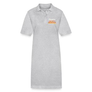 Sarkasmus, leere Versprechungen, lustige Frauen - Stanley/Stella Frauen Bio-Polokleid PAIGER - Schwarz - Vorne