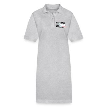 Fußball Fieber Tschechien - Stanley/Stella Frauen Bio-Polokleid PAIGER - Schwarz - Vorne