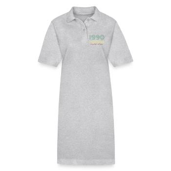 1990 - Stanley/Stella PAIGER Organic Women’s Polo Dress - black - Front