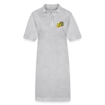 ball of yarn - Stanley/Stella PAIGER Organic Women’s Polo Dress - black - Front