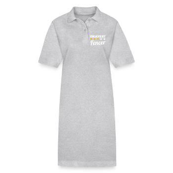 Best Fencer - Stanley/Stella PAIGER Organic Women’s Polo Dress - black - Front