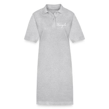 Unicycle. - Stanley/Stella PAIGER Organic Women’s Polo Dress - black - Front