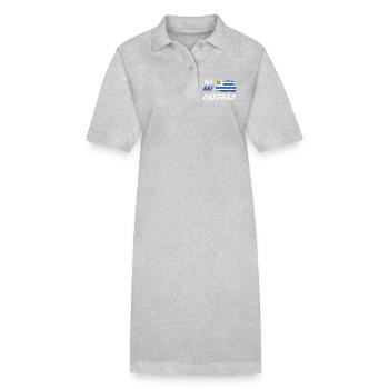 nous sommes l'Uruguay - Robe polo bio PAIGER Stanley/Stella Femme - noir - Devant