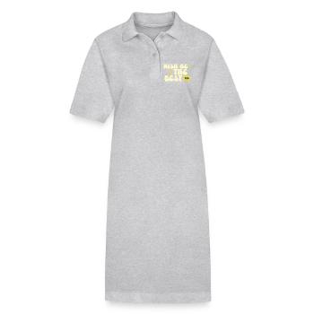 Wish me the best - Robe polo bio PAIGER Stanley/Stella Femme - noir - Devant
