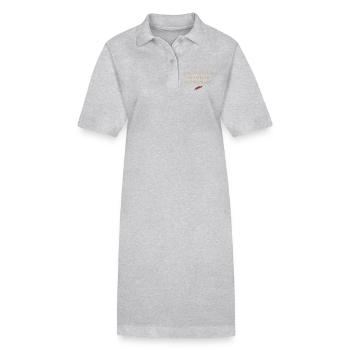 Ancient English Runic Alphabet - Stanley/Stella PAIGER Organic Women’s Polo Dress - black - Front