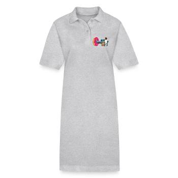 Homme Manip Radio Scanner Irm Donut Radiologie - Stanley/Stella Frauen Bio-Polokleid PAIGER - Schwarz - Vorne