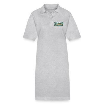 Barbel Fishing Fishing - Stanley/Stella PAIGER Organic Women’s Polo Dress - black - Front