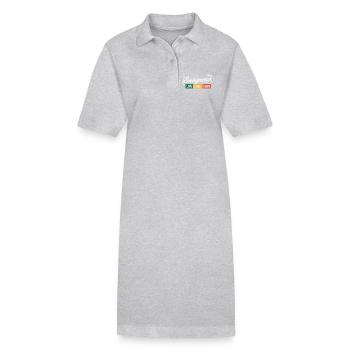 Sonographer Live Love Scan - Stanley/Stella Frauen Bio-Polokleid PAIGER - Schwarz - Vorne