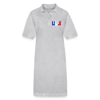 Lille Frankreich - Stanley/Stella Frauen Bio-Polokleid PAIGER - Schwarz - Vorne