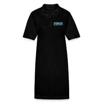 Ostblock Latino Kasache Kasachstan Geschenk - Stanley/Stella Frauen Bio-Polokleid PAIGER - Schwarz - Vorne