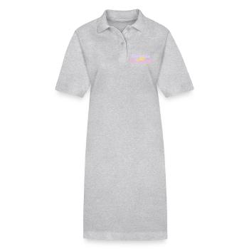 Mental health counts - Stanley/Stella PAIGER Organic Women’s Polo Dress - black - Front