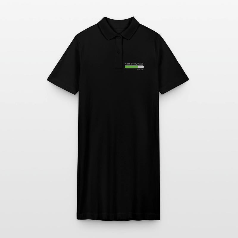 Mind OS Optimizing Thoughts... Please Wait Stanley/Stella PAIGER Organic Women’s Polo Dress