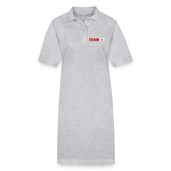 Support-Team Japan - Stanley/Stella Frauen Bio-Polokleid PAIGER - Schwarz - Vorne