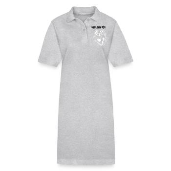 Love Never Dies - Gothic Zombie Love Design - Stanley/Stella PAIGER Organic Women’s Polo Dress - black - Front