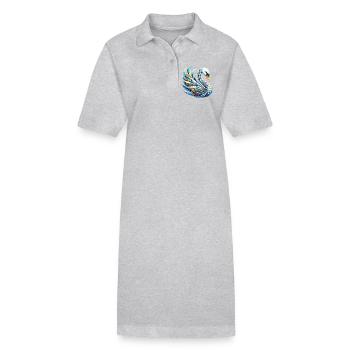 Swan - Stanley/Stella PAIGER Organic Women’s Polo Dress - black - Front
