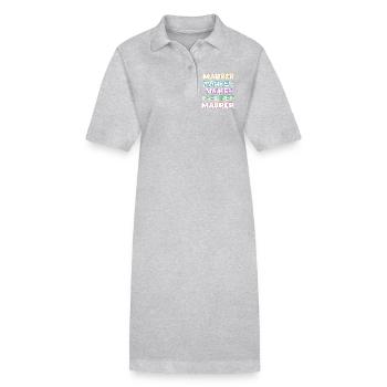 Occupation: Bricklayer - Stanley/Stella PAIGER Organic Women’s Polo Dress - black - Front