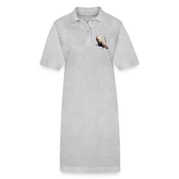 Nymphe du diable (03) - Robe polo bio PAIGER Stanley/Stella Femme - noir - Devant