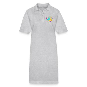 De l’art cérébral créatif sans limites - Robe polo bio PAIGER Stanley/Stella Femme - noir - Devant